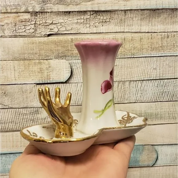 Antique Hat Pin Holder and trinket dish